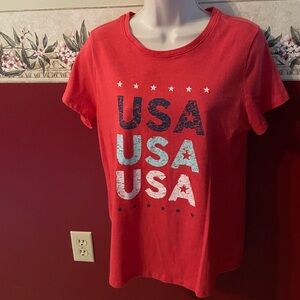 Sonoma Red USA Graphic Women's Tee